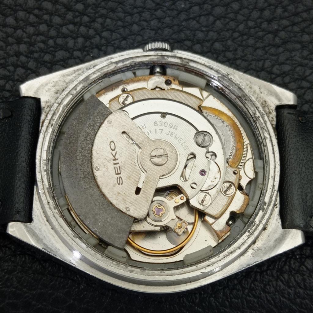 ВИНТАЖНЫЕ МУЖСКИЕ АВТОМАТИЧЕСКИЕ ЧАСЫ SEIKO 5 JAPAN 6309A С ЧЕРНЫМ ЦИФЕРБЛАТОМ a702734-1 R210-a702734