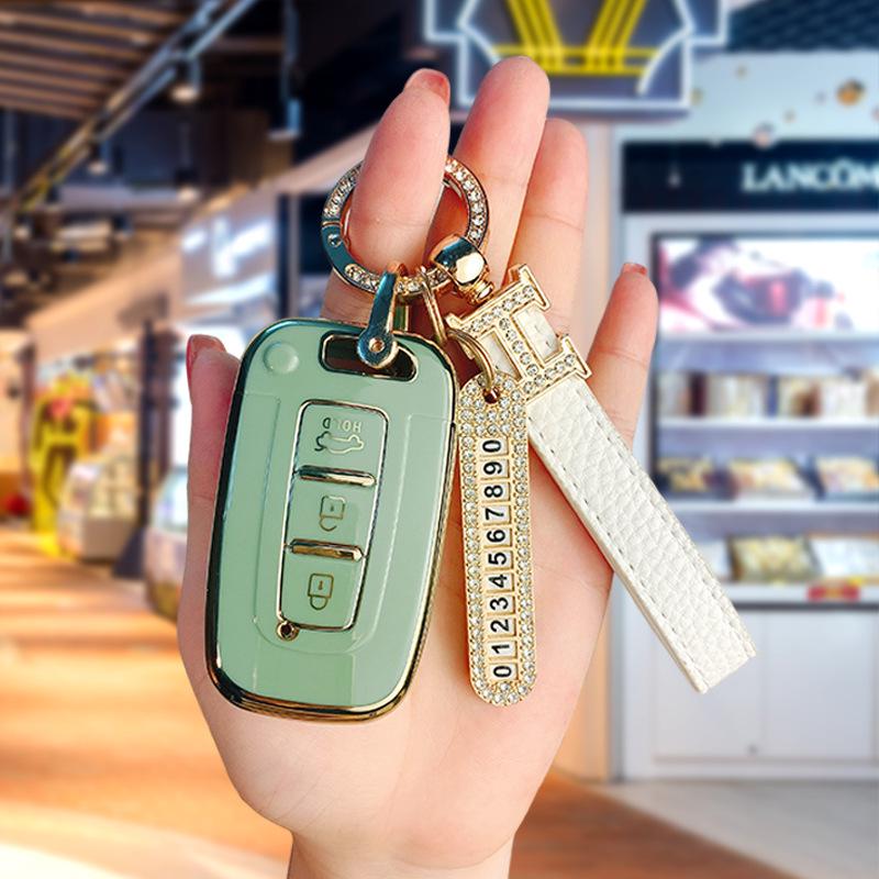 Чехол для ключа Hyundai ix35, Sonata 8, Elantra & Kia Sportage, K5/K3/K2 - Крышка корпуса пульта автомобиля