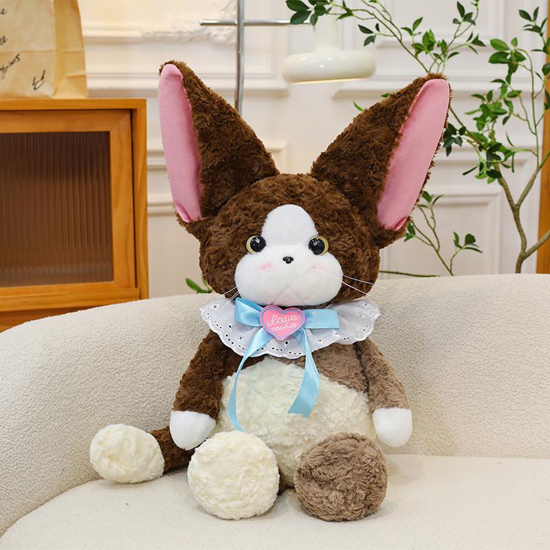 Cute Devon Rex Plush Cat Stuffed Animal Pillow For Kids Perfect Birthday Present