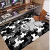 Personalized Crystal Velvet Carpet Burnley Football Pattern Non Slip Floor Rug