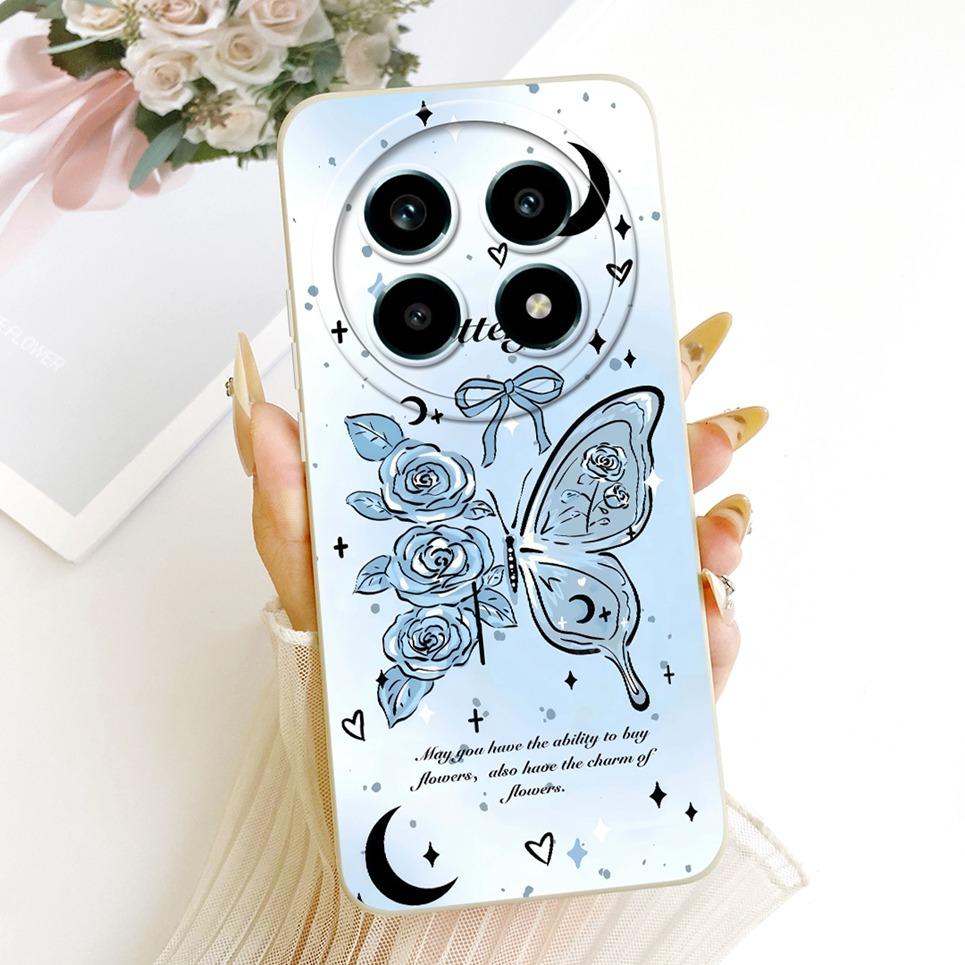 Daisy Bow Pattern Butterfly Flower Cherry Back Cover For Realme 13 Pro Pro+  Phone Case Soft Silicone Casing On Realme P1 Speed