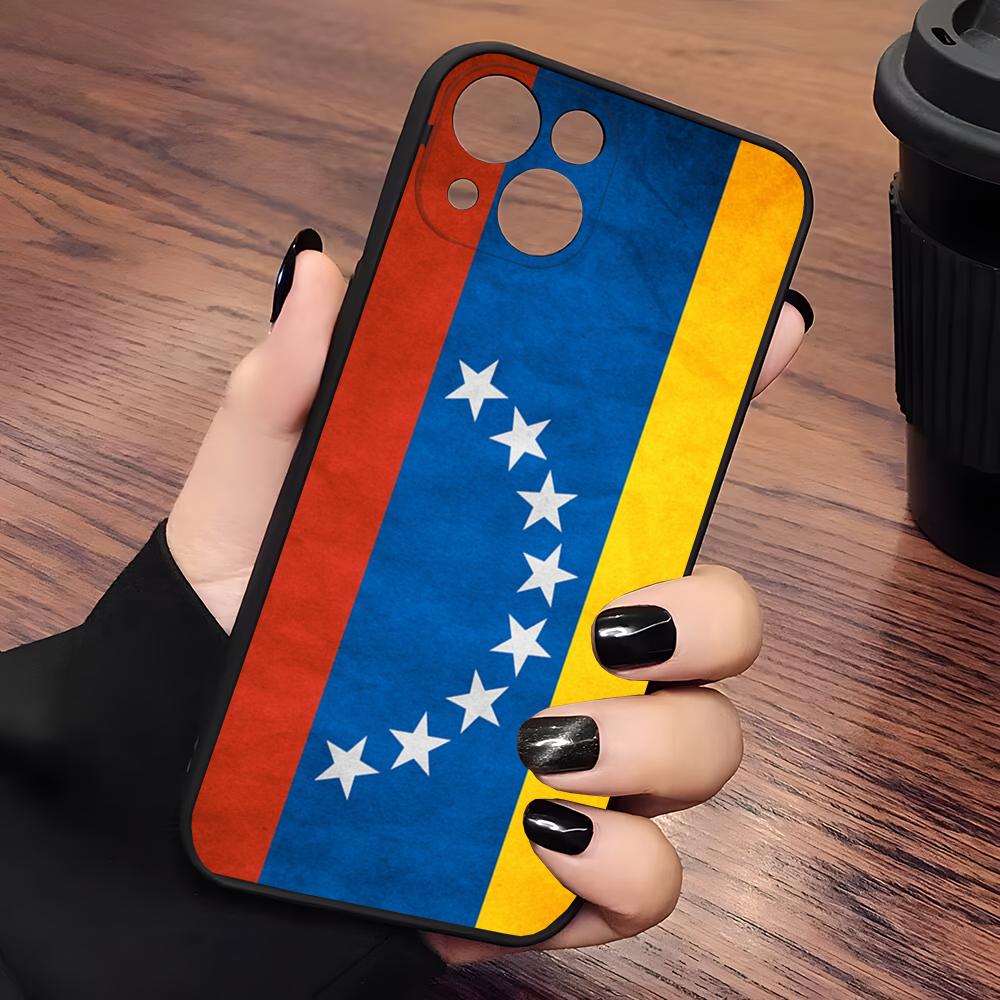 Flag Of Venezuela Phone Case Matte Transparent For Iphone 16 15 Max 14 13 Mini 12 Pro 7 8 11 XR Xs X Plus Back Cover