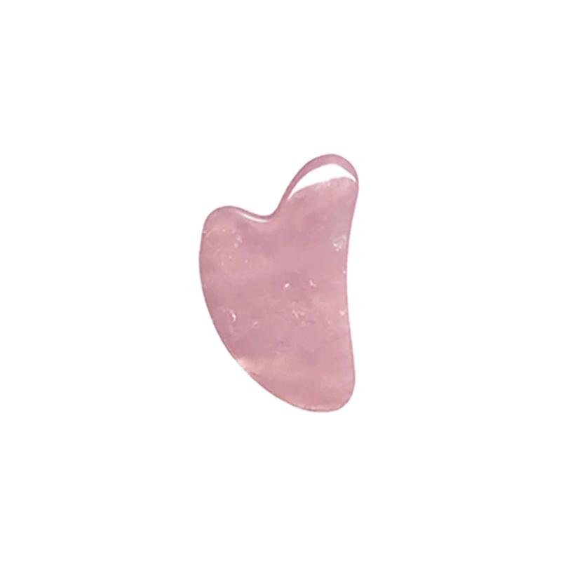 100% Natural Rose Quartz Jade Roller Gua Sha Massager Set Jade Stone Gouache Scraper Facial Massage Lifting SPA Anti Aging Tools