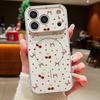Чехол с рисунком фруктов Арбуз и Вишня Для iPhone 17 Pro Max Магнитный Для Magsafe Гибридный Тонкий Матовый Чехол Для iPhone 16 15 14 13 Pro Max
