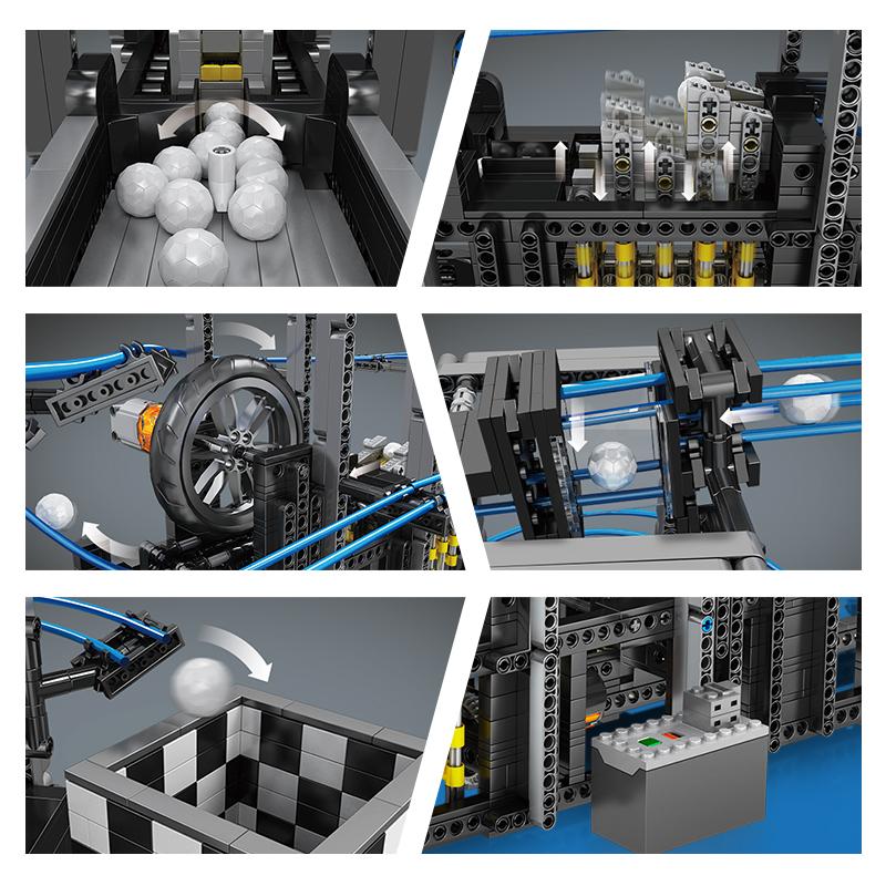 MOULD KING 26002 Creative Educational Toys Motorized Great Ball Contraption Model Building Blocks MOC Bricks Kids Gifts For Kids