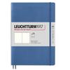 Leuchtturm A5 Horizontal Soft Officially Imported Notebook, Ruled, Cover, Denim, 361569,