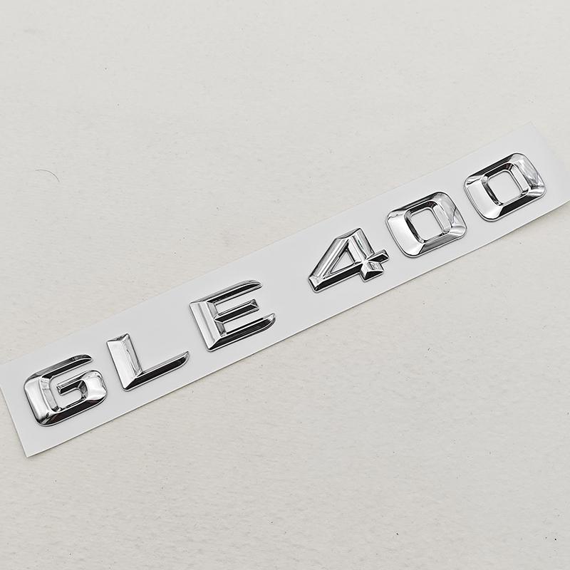 3D ABS Car Letters Logo GLE400 GLE450 Rear Trunk Badge Sticker Emblem For Mercedes Benz GLE Class GLE 400 GLE 450 Accessories LWL3