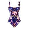 New One-piece Printed Swimsuit Women's Swimsuit Chiffon Skirt Swimsuit Set