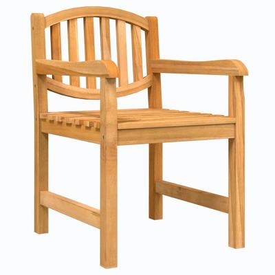 Garden Chairs 2 Pcs. 58 X 59 X 88 Cm Solid Teak Wood