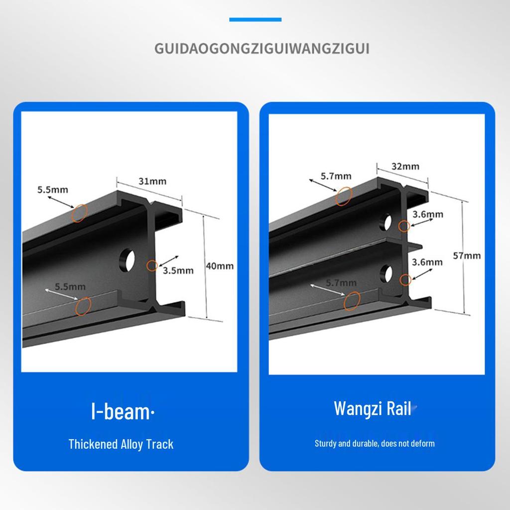 Three-Meter Four-Track Studio Sliding Stage Lighting with Hooks