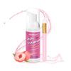 60ml Eyelashes Peach Shampoo Brush Eye Lashes Cleaning Foam Makeup Tools Glue Remover Extension Accessories