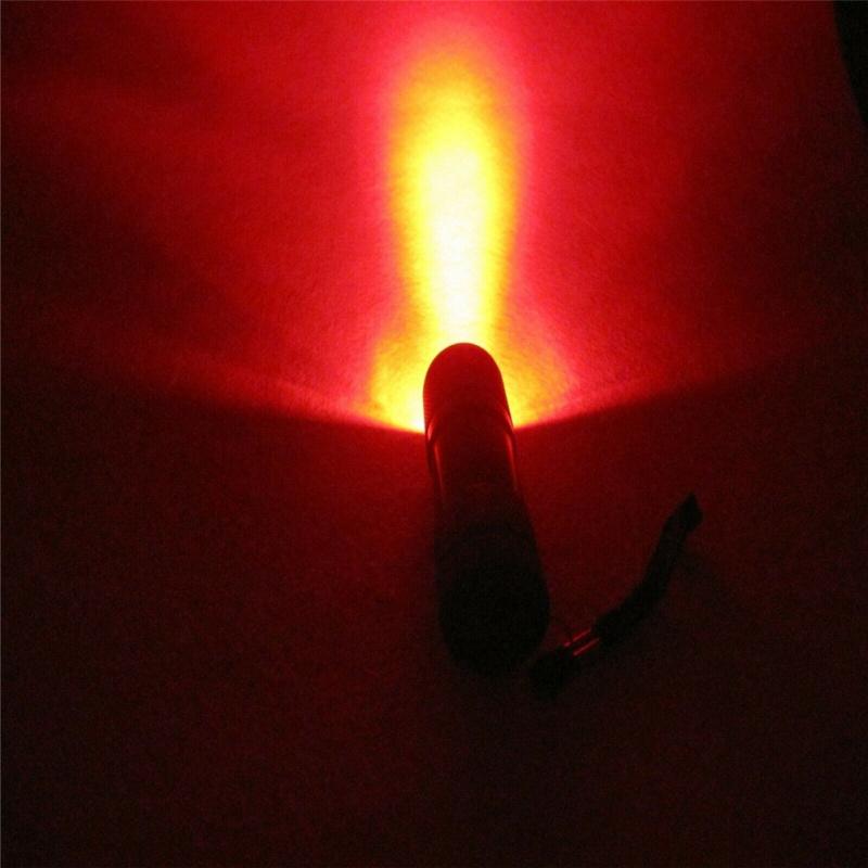 Светодиодный фонарик красного света для астрономической навигации, ночного видения, 625 нм, красный фонарик