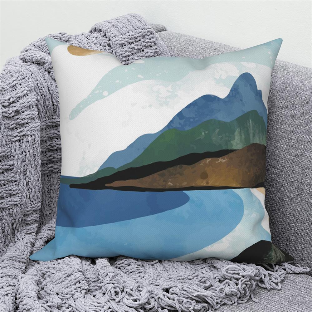 Природный ландшафт домашний диван-кровать декоративная наволочка японская подушка