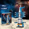 DIY Space Rocket Satellite Station Spacecraft Series Intellectual Development Model Children's Day Children Toy Building Blocks