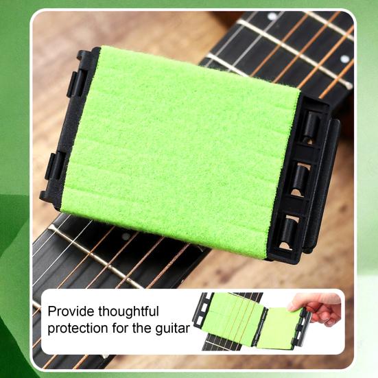 1/2/3 шт. Очиститель струн для гитары Акустическая Электрогитара Бас Укулеле Скраббер для струн Уход за накладкой грифа и ладами Инструмент для чистки