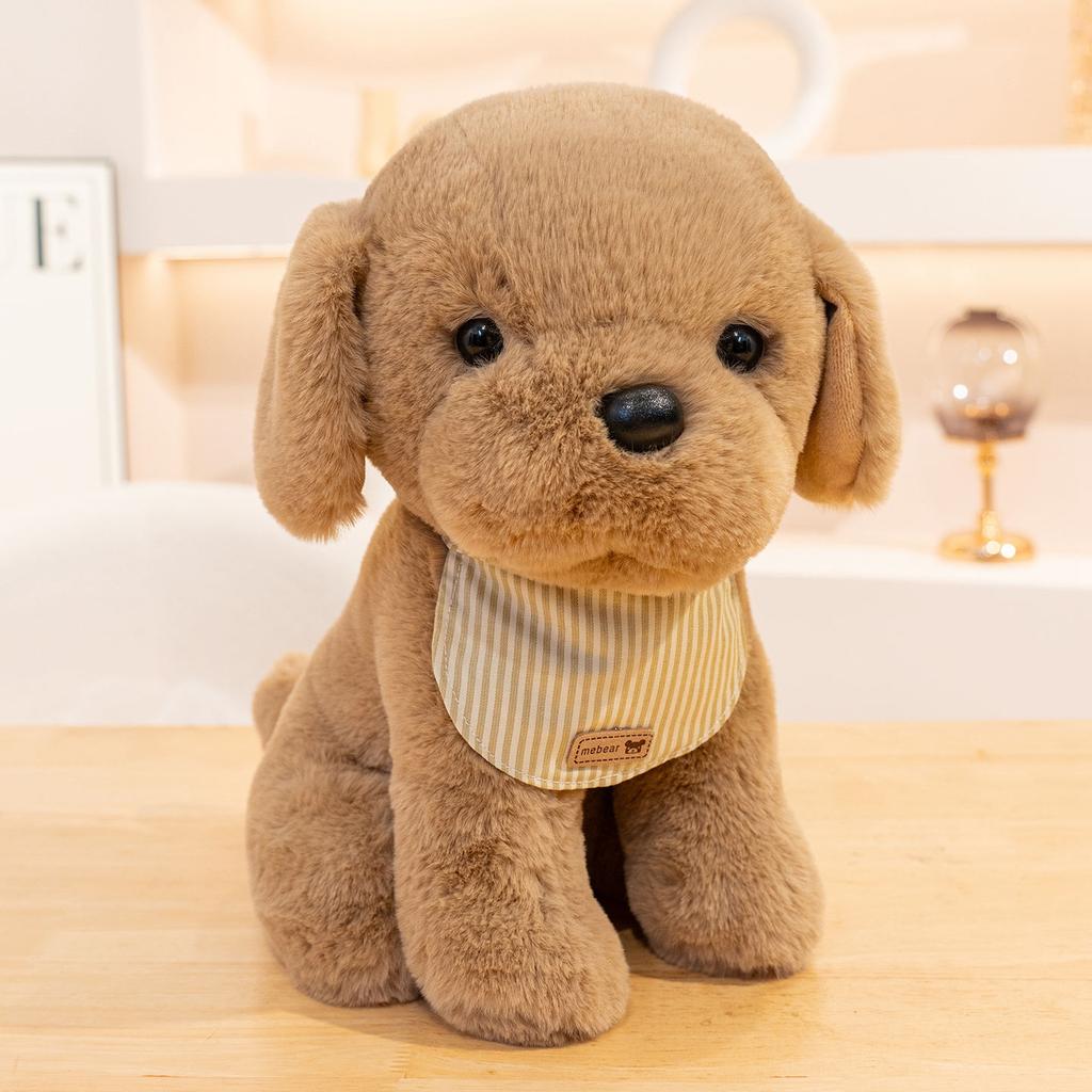 New Cute Dog Doll Sitting Puppy Plush Toy Doll Cute Rag Doll Birthday Gift for Kids