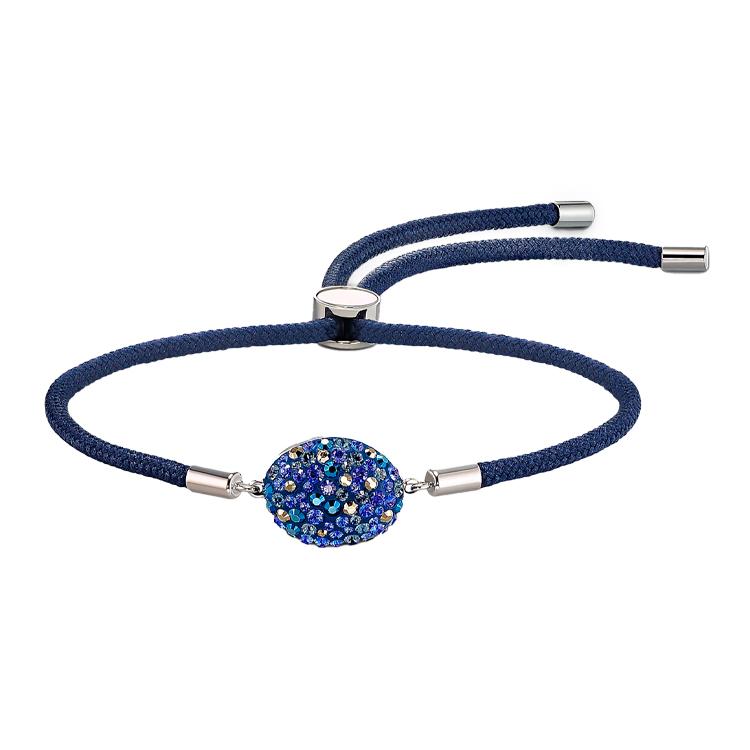 Swarovski Мощные браслеты из нержавеющей стали женские синие