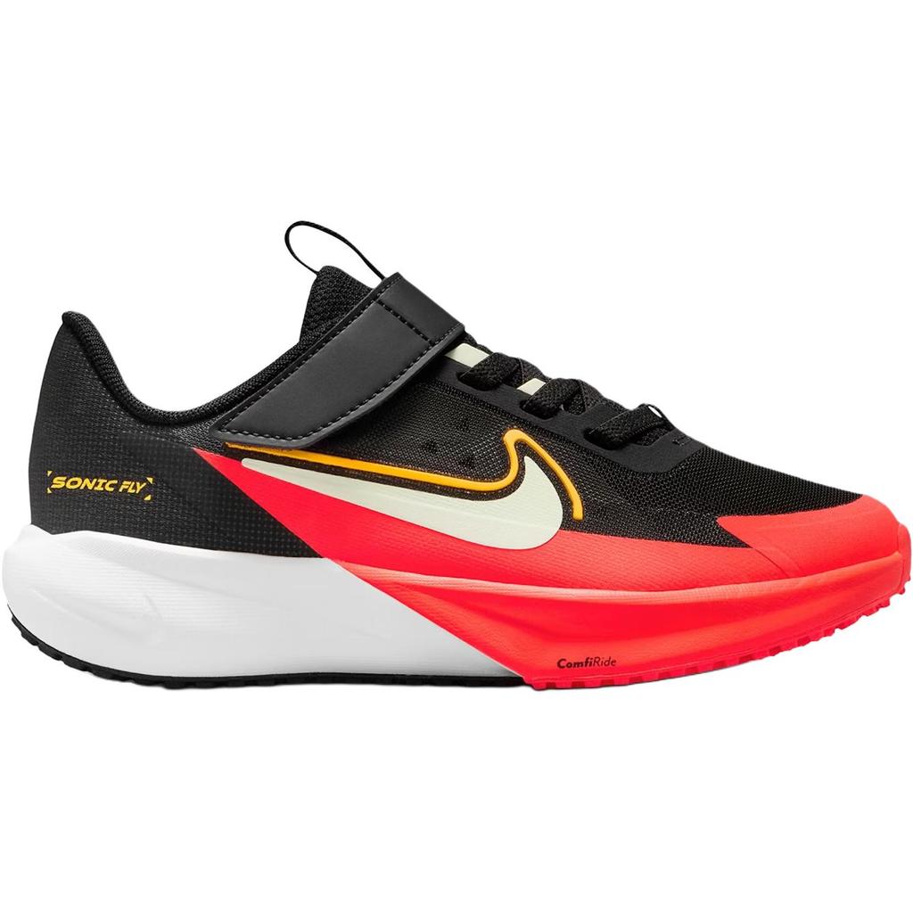 Nike SONIC FLY Низкие Беговые Кроссовки Черно-Красные Детские Возраст 3-7 Лет FZ0016-005