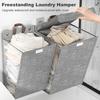 Сумка для хранения белья, корзина для одежды с крышкой, пылезащитная, водостойкая ручка