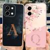 Чехол для Vivo Y28 4G V2352 Новый с буквами Прозрачный силиконовый Мягкий ТПУ Чехол для телефона Для Vivo Y28 Y 28 VivoY28 4G Fundas 6.68‘’ Оболочка