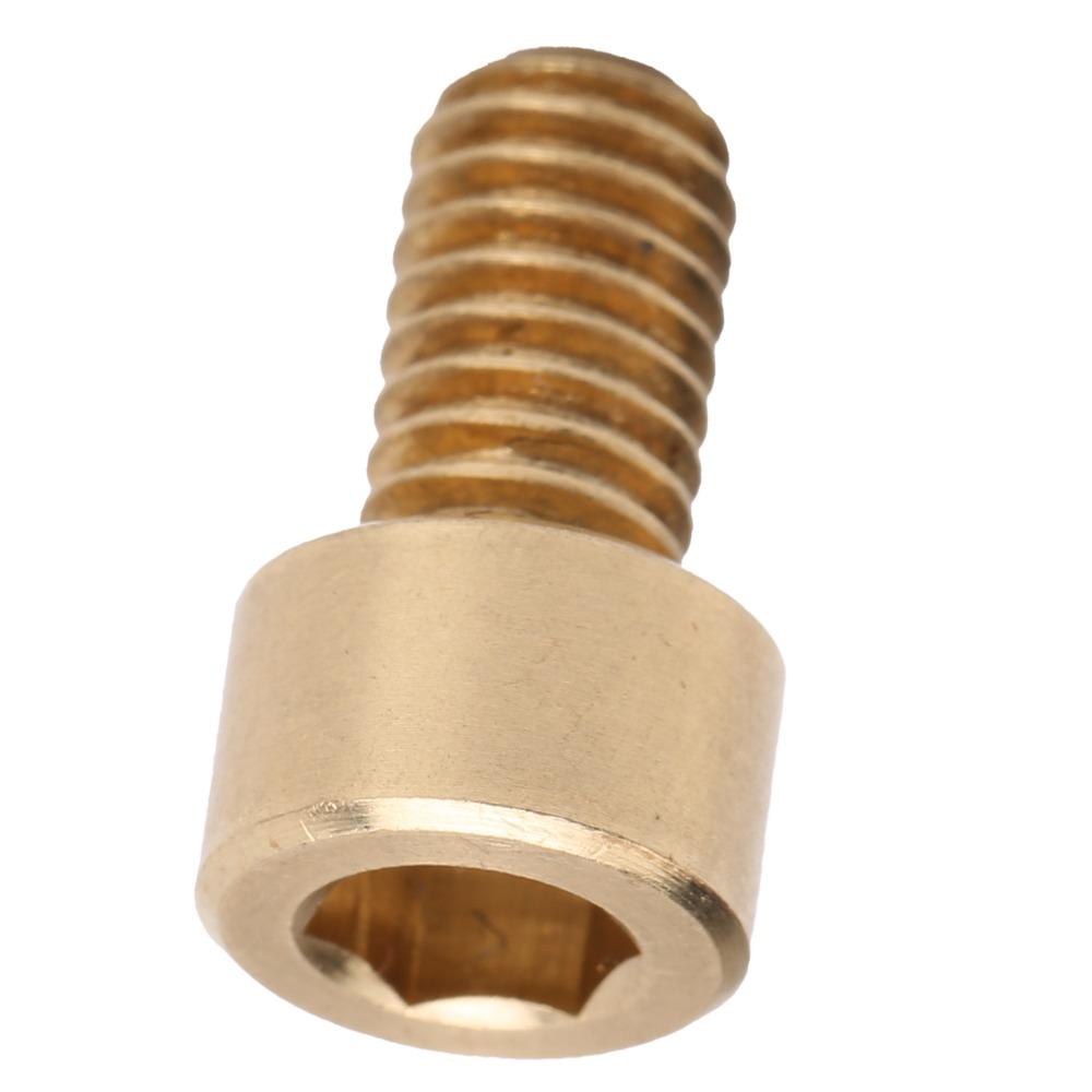 10pcs M6x10 Hex Socket Head Screw Copper Socket Head Bolt Industrial Supplies