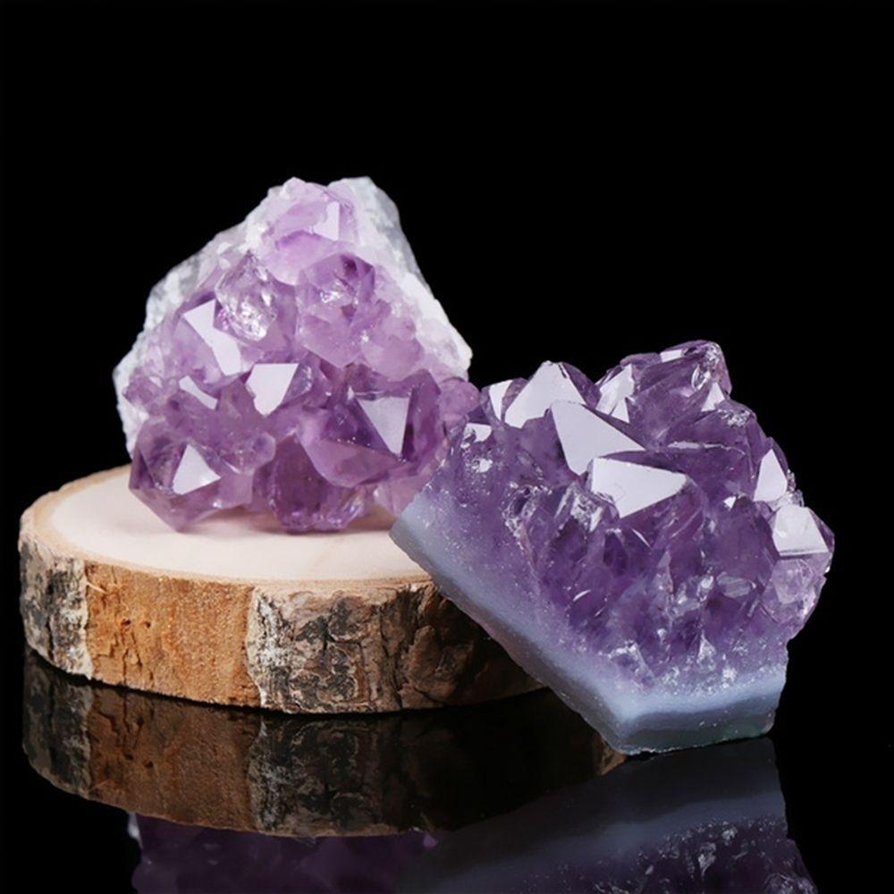 Natural Raw Crafts Home Decoration Ornament Healing Stones Quartz Amethyst Crystal Cluster