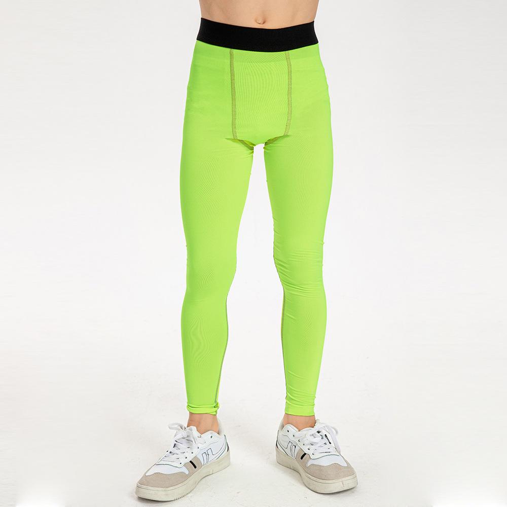 Kids' PRO Sports Fitness Gear: Boys' & Girls' Quick-Dry Running Sets with Long/Short Sleeve Shirts, Elastic Shorts, and Long Pants.