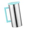 1.8 Liter Large Stainless Steel Water Pitcher Jug Drinks Juice Beverage Jugs for Home Kitchen Shop Cafe Office Use
