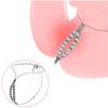 Female Labia Clip Massager Chastity Pants Stainless Steel Pull Beads Couple Passion Auxiliary Climax Assisted Adult Toys