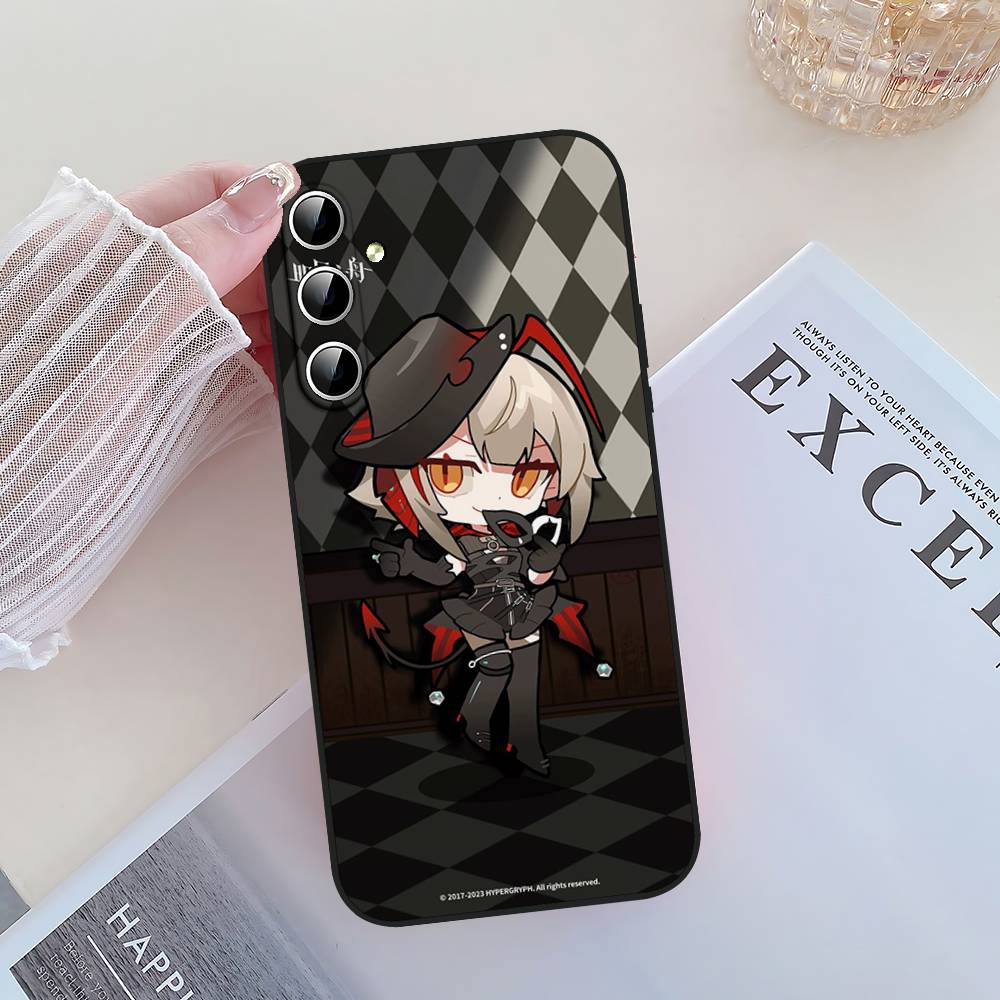 Чехол для телефона Arknights (Игра A) Для Samsung Galaxy S21 S22 S23 S24ULTRA S25ULTRA FE Ultra Plus5G A52S S26 Мягкий чехол