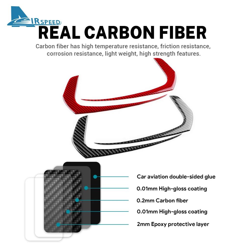 Наклейка-накладка из настоящего мягкого углеволокна LHD RHD для Mazda 3 Axela 2019 2020 2025 2025 2025 2025 2025 Декор полосы зеркала заднего вида автомобиля