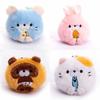 Cute Fluffy Cat Rabbit Plush Toy Stress Relief Hamster Raccoon Lili Cat Pendant Doll Wholesale Female