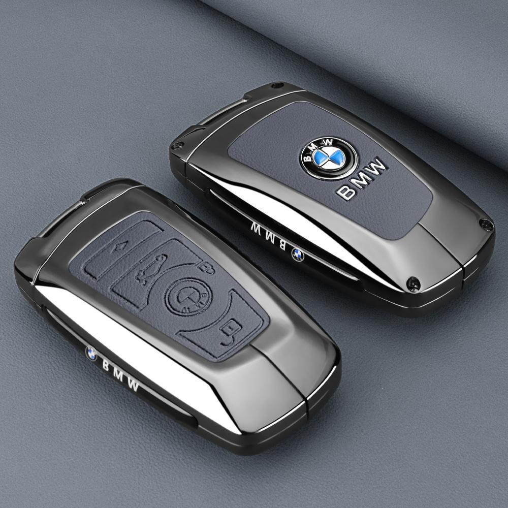 Styling Zinc Alloy Car Key Cover Case Holder For BMW 1 3 7 Series X1 X3 X5 X6 X7 F20 F15 F16 F48 G20 G30 G01 G02 G05 G11 G32 CZ9