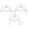 Кухонные принадлежности Подставка для противня из нержавеющей стали Подставка для варки на пару Подставка для варки на пару Кухонная утварь