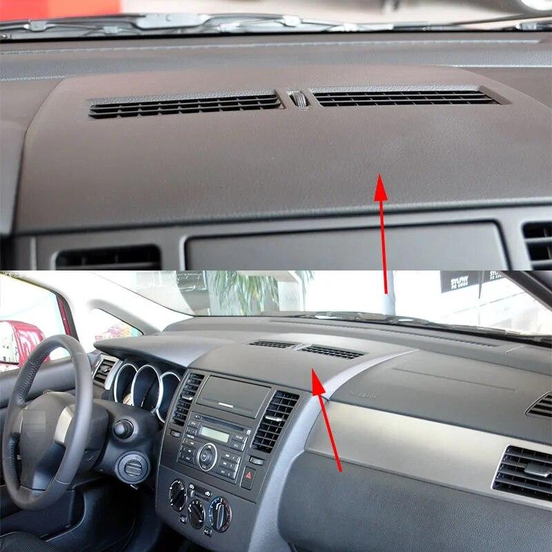 For Nissan Tiida 2005-2011 LHD Car Dashboard Air Conditioner Outlet Panel Frame A/C Air Conditioning Vents Cover Shell