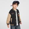 Duoduojia Boys' Sport Style Color-block Baseball Jacket