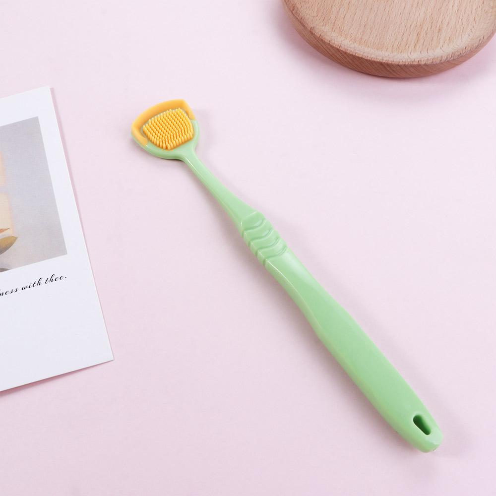 Головка Устранение неприятного запаха изо рта Щетка для чистки языка Очиститель языка Скребок для языка Щетка для чистки полости рта