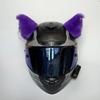 2Pcs Motorcycle Helmet Plush Cat Ears Stickers Decoration Motocross Helmet Cosplay Plush Full Face Off Road Helmet Decor