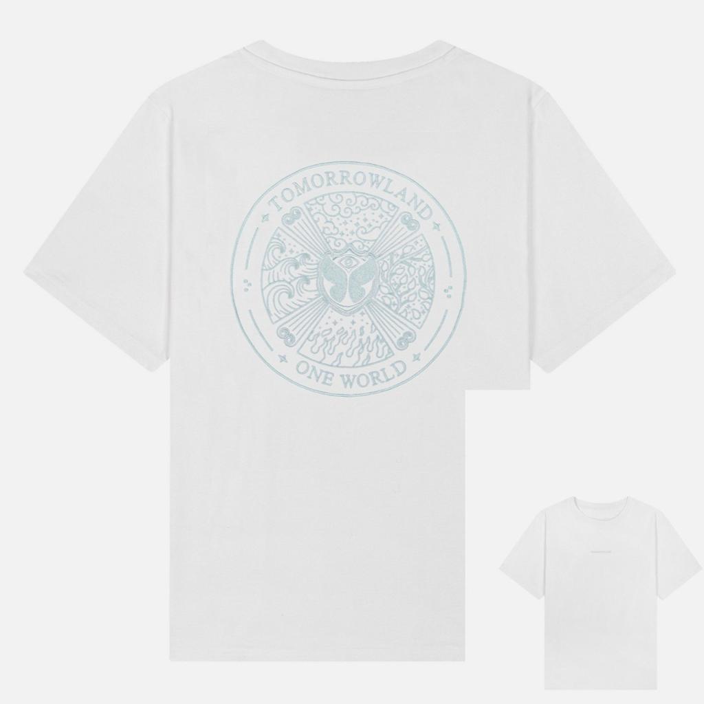 New Tomorrowland Graphic Cotton Tshirt Unisex Summer Short Sleeve Fashion Brand Tee Luxury Casual Vintage Tees