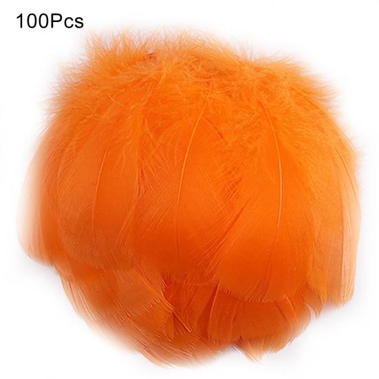 100Pcs Interesting Feathers Environmentally Friendly Improve Hands-on Ability Natural Plumes