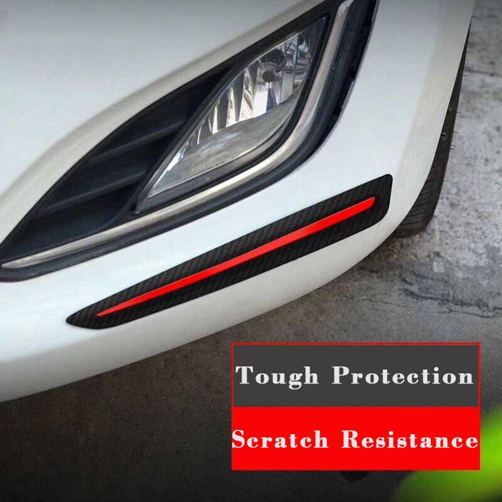 Auto Protection Front Rear Bumper Edge Corner Guards Anti-scratch Stickers Car Decoration Strip