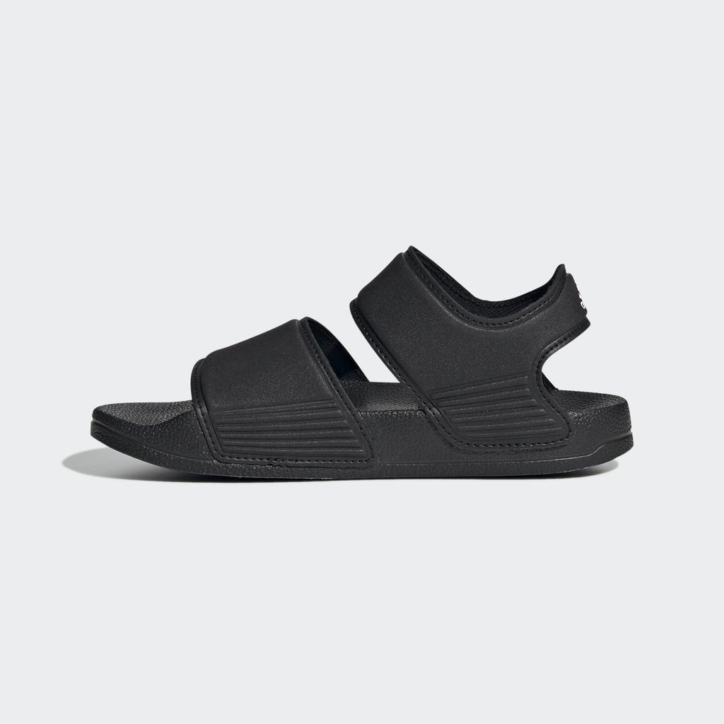 adidas Сандалии Adilette Черный Основной Цвет Белый Облачный (GS)