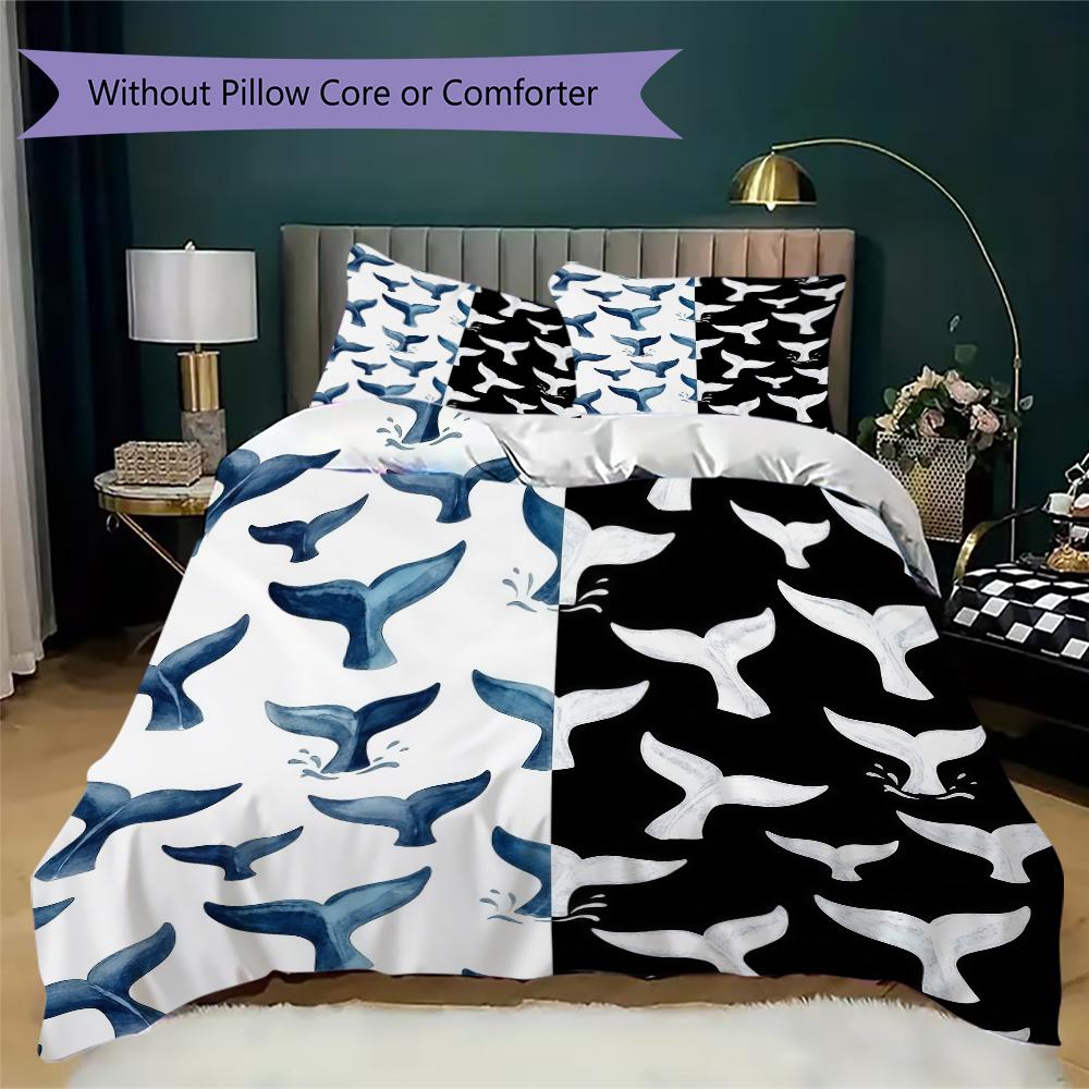 Repeat Turtle Pattern Bedding uilt Set uilt Cover Pillowcase Home Decoration Birthday Gift (1 * duvet cover + 2 * pillowcase without core)