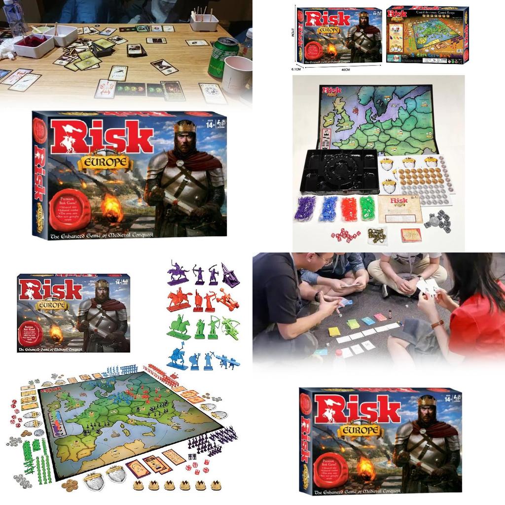 Risk Europe Card Game For Party Events And Group Play With Engaging And Humorous Features