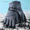 Зимние лыжные перчатки флисовые теплые перчатки для сенсорных экранов для мужчин и женщин ветрозащитные термальные перчатки для активного отдыха