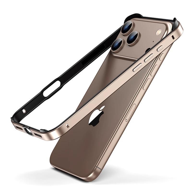 Ультратонкий металлический противоударный чехол для Apple 17 Pro Max и 15 - Алюминиевый сплав