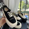 Fashion Sneakers Flats Canvas Sports Walking Women Running Casual Shoes 2024 Summer New Round Toe Loafers Shoes Lace Up Mujer Zapatillas