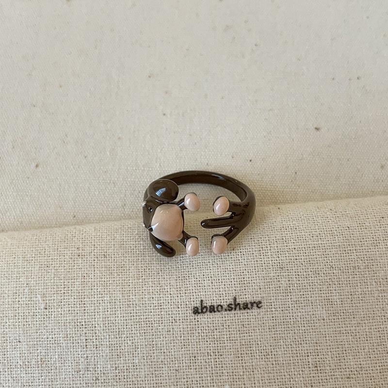 Ожерелье с изображением мультяшной таксы, серьги-гвоздики, коллекция, женская, милая, изысканная, модная, универсальная, цепочка на шею, цепочка на свитер