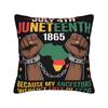 Juneteenth Day  June th African American Pride Pillow Cover Printing Cushion Cover Decoration Pillow Case Cover Bedroom