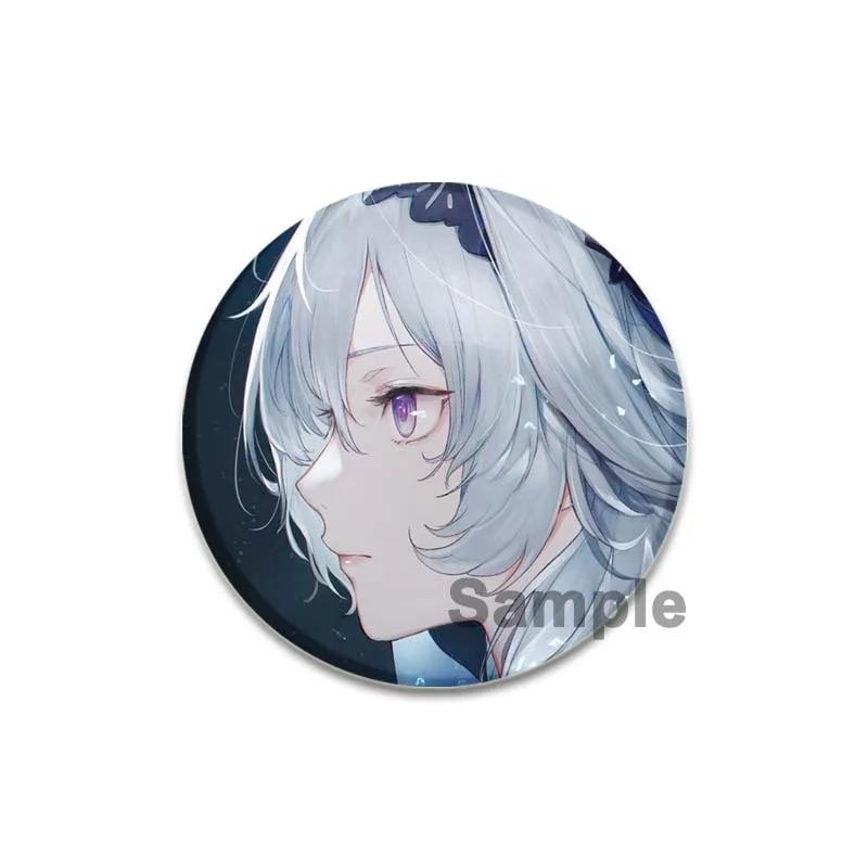 32/44/58 мм значки Eula аниме Genshin Impact броши ручной работы игровые персонажи значки на лацкан креативные значки с мультяшными фигурками аксессуары подарок